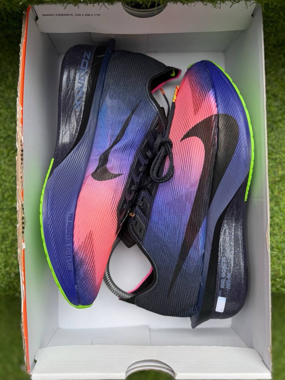 Nike ZoomX Vaporfly Next% 4 Glam Dark Obsidian Purple Dynasty Shoes Brand New Wo